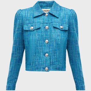 L'Agence Kasey Tweed Jacket Size XL
